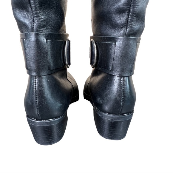 Matisse Boot 7 Black Leather Pull on High Boot - Picture 8 of 11